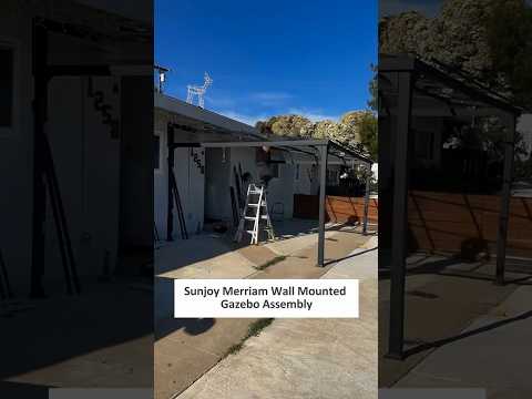 DIY Backyard Project | Sunjoy 12x14 Lean to Gazebo Installation 