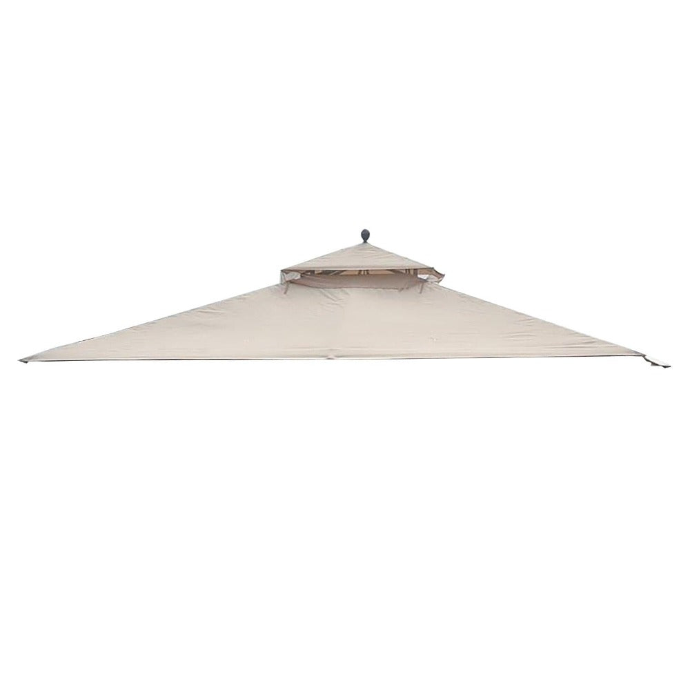 SUNJOY Golden+Beige Replacement Canopy (Deluxe Version) For Smith And Hawken Gazebo (10X12 Ft) L-GZ425PST Sold At Target.