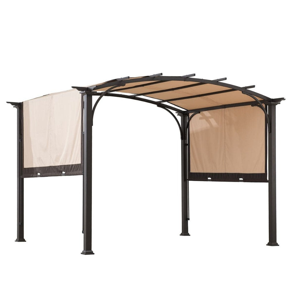 SUNJOY Beige Replacement Canopy For Domed Top RetracTable Shade Pergola (10X8 Ft) A106005400 Sold At Sunjoy.