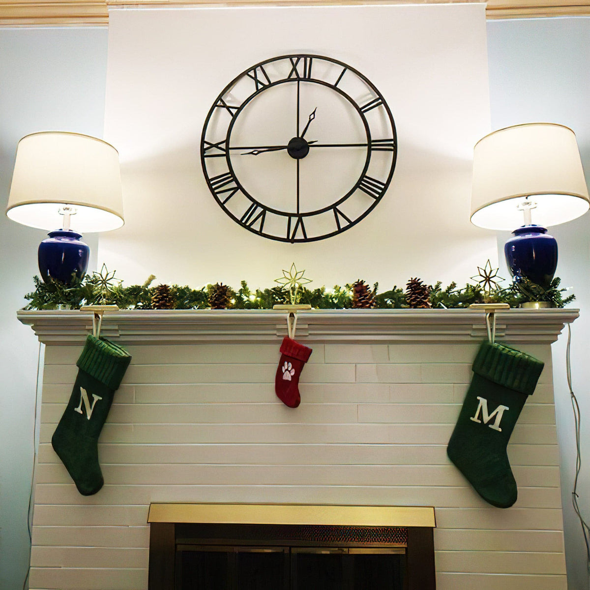 SUNJOY Black Clock Wall Decor.